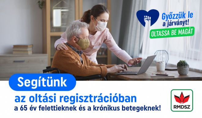 Segít az oltási regisztrációban az időseknek és a krónikus betegeknek az RMDSZ